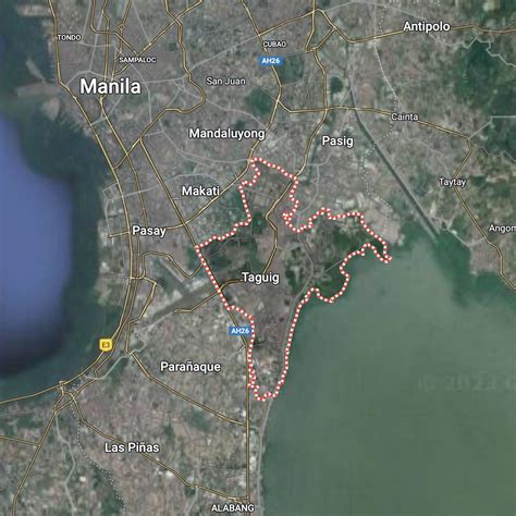taguig district 1|Google Maps.
